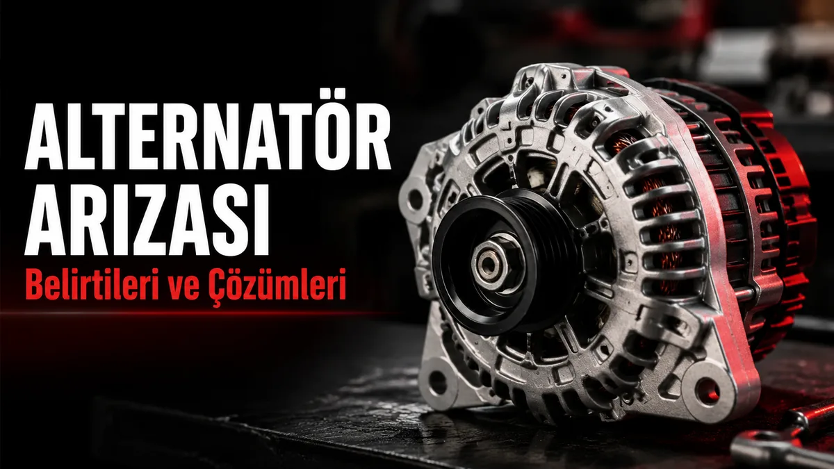 Alternatör (Şarj Dinamosu) Arızası Belirtileri ve Çözümleri