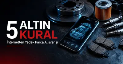 İnternetten Oto Yedek Parça Alırken Dikkat Edilmesi Gereken 5 Altın Kural